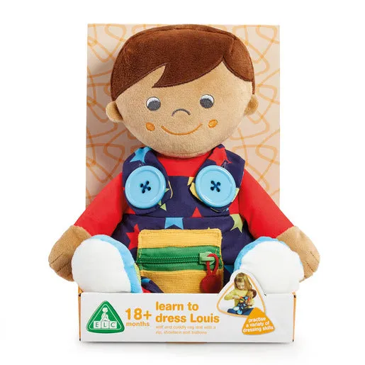 Early Learning Centre Learn To Dress Louis Soft Rag Doll