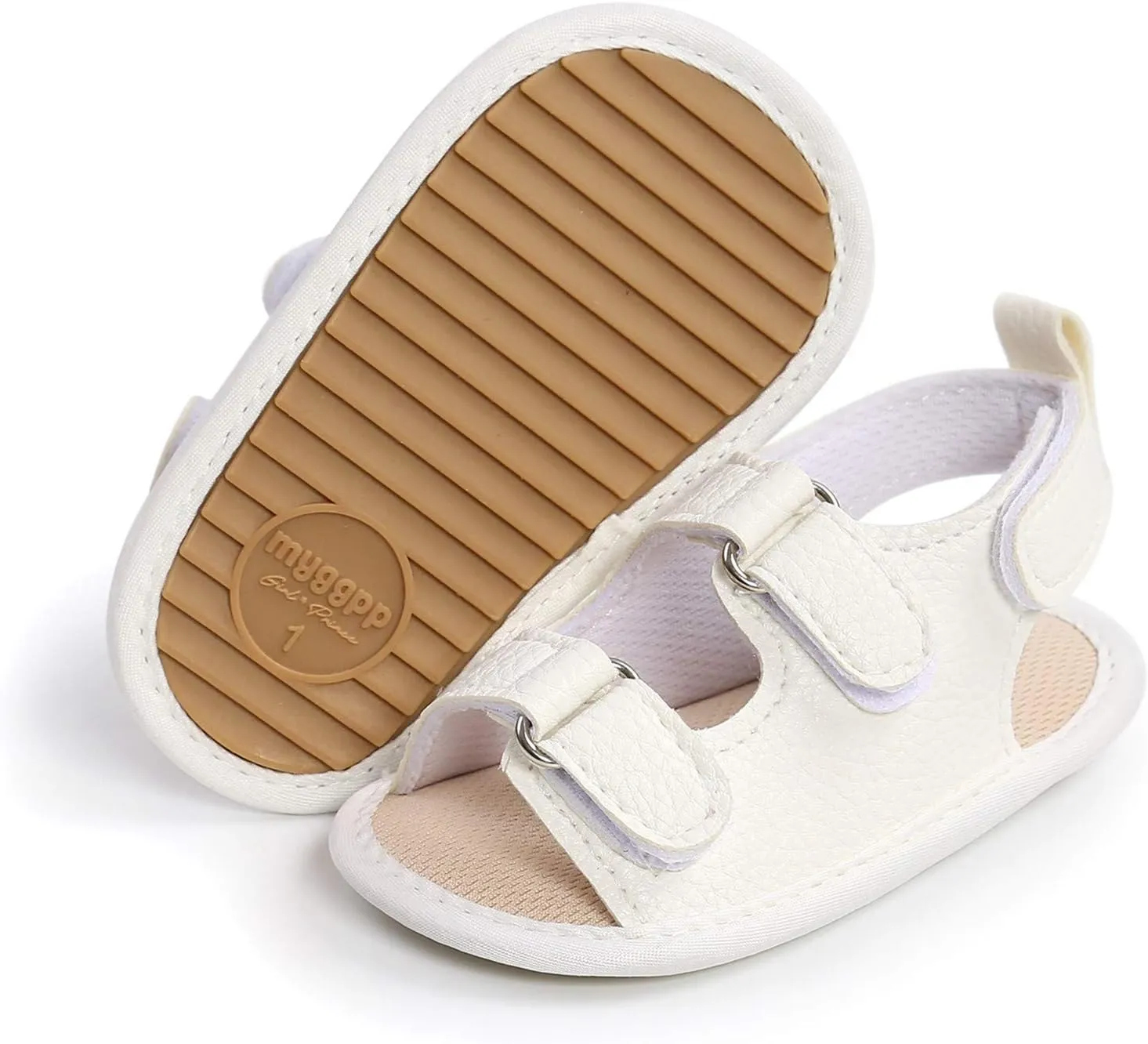 Infant Baby Boys Girls Sandals, Non-Slip Soft Sole Summer Toddler Walking Shoes, Lightweight Outdoor Flat Shoes