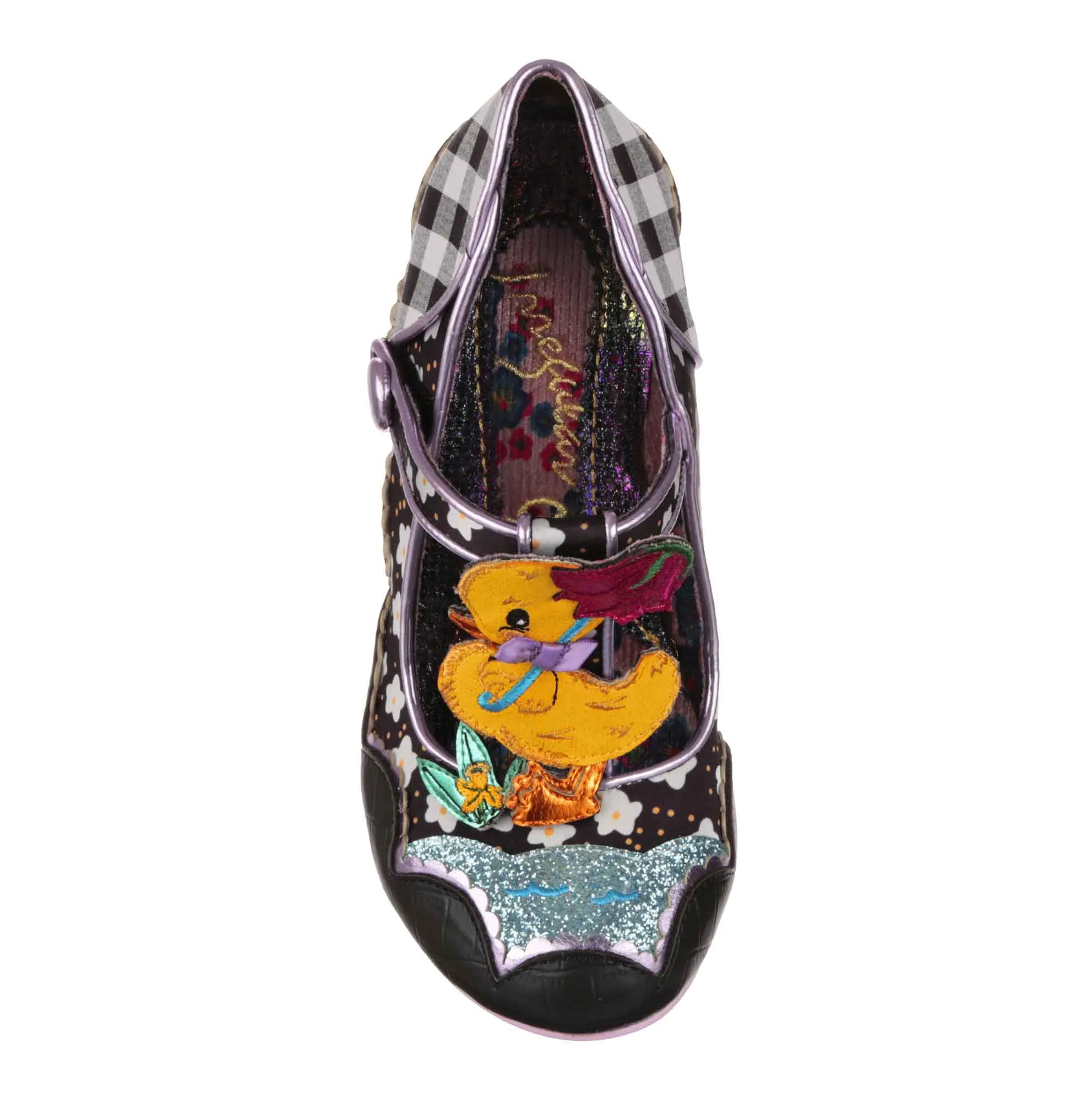 Irregular Choice Womens Duck You High Heel - Black