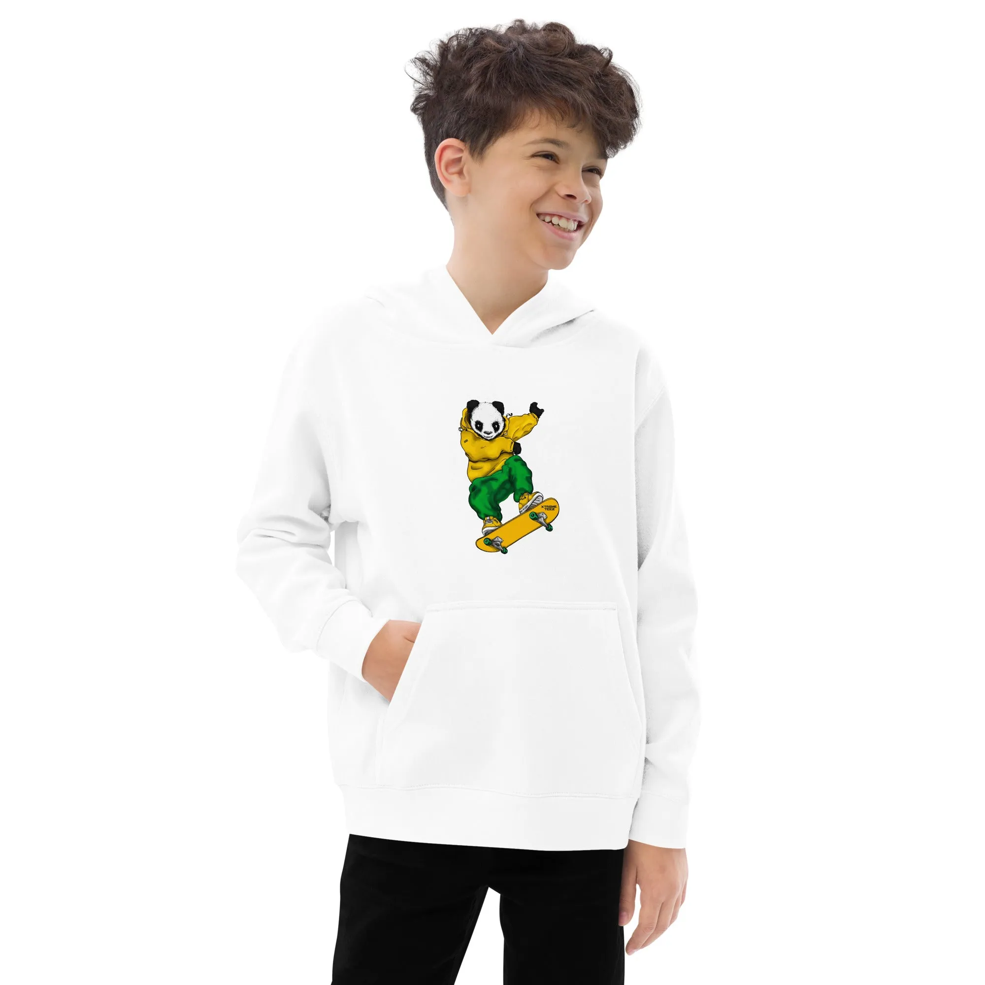 Johnny Xtreme (Skateboarding 2.0) Children's Fleece Hoodie