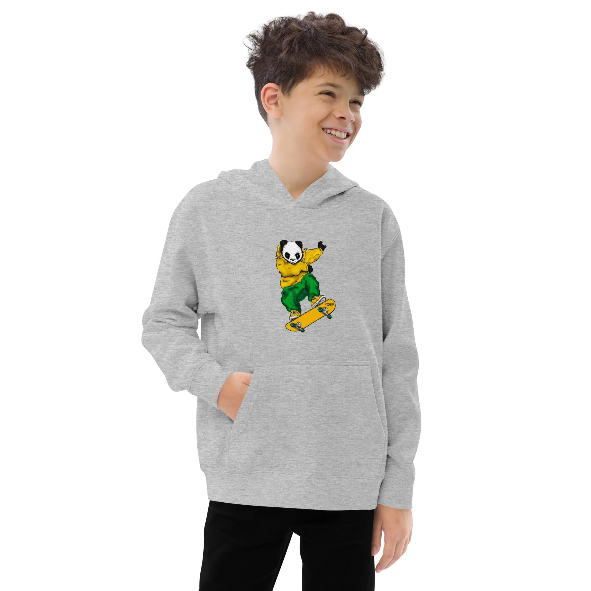 Johnny Xtreme (Skateboarding 2.0) Children's Fleece Hoodie