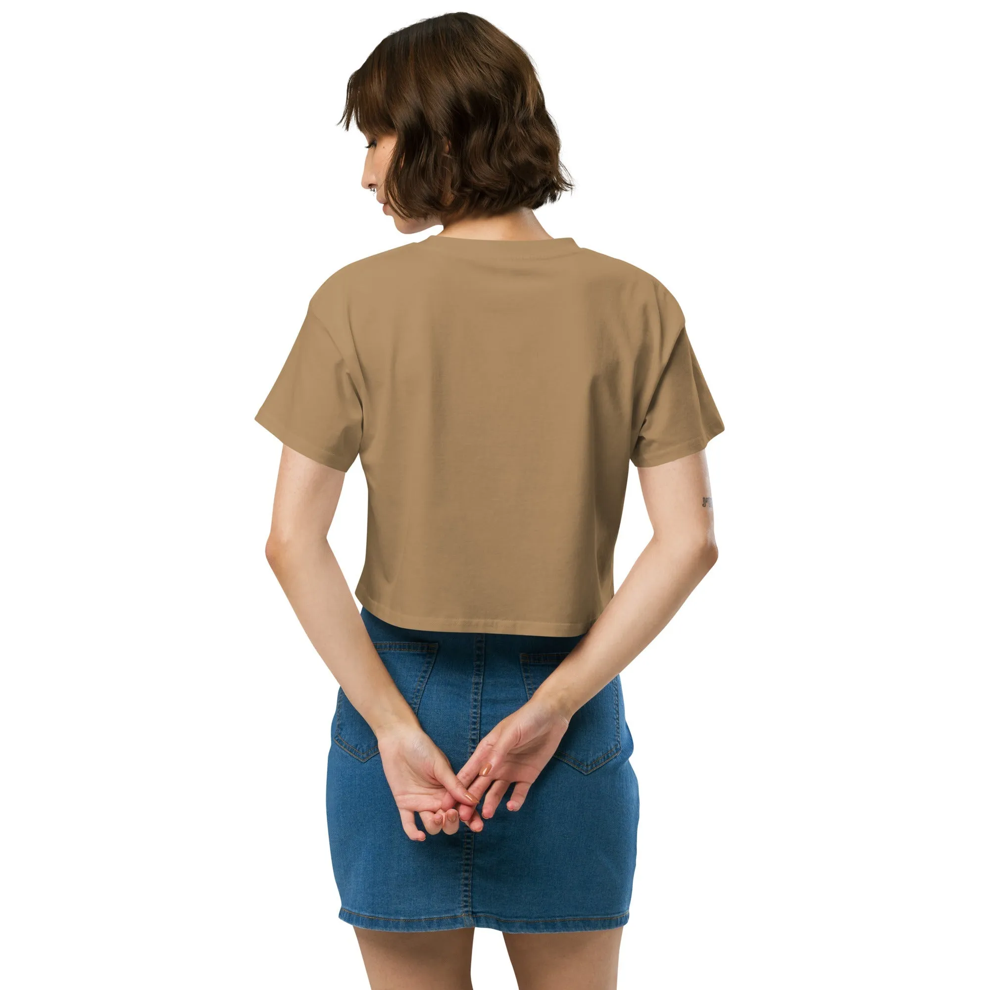 Johnny Xtreme (Skateboarding 3.0) Embroidered Women’s Crop Top