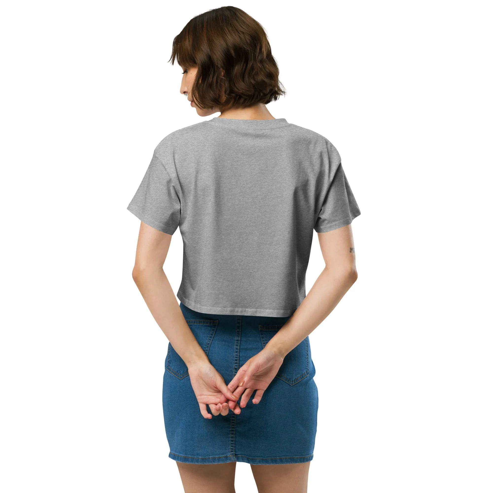 Johnny Xtreme (Skateboarding 3.0) Embroidered Women’s Crop Top