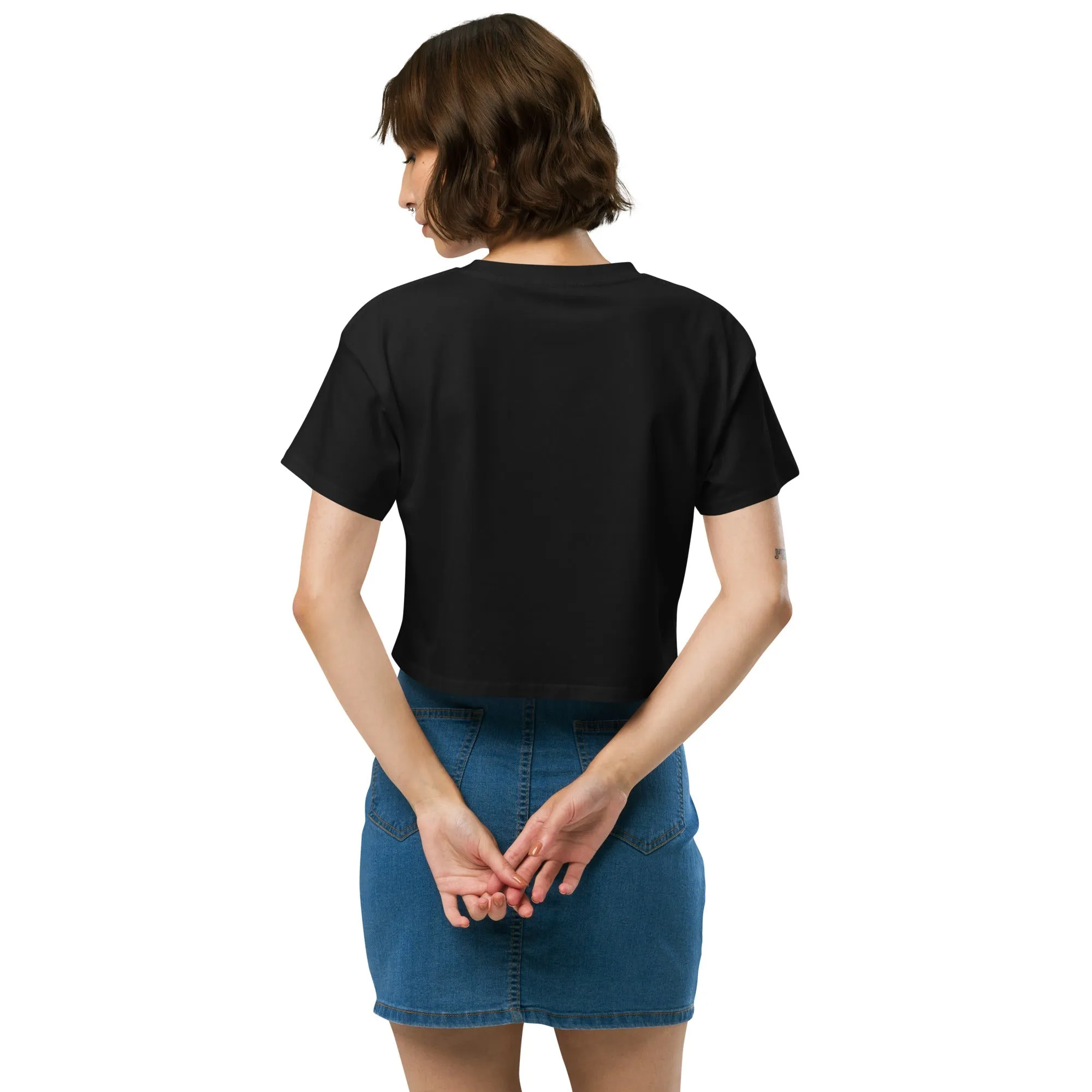 Johnny Xtreme (Skateboarding 3.0) Embroidered Women’s Crop Top