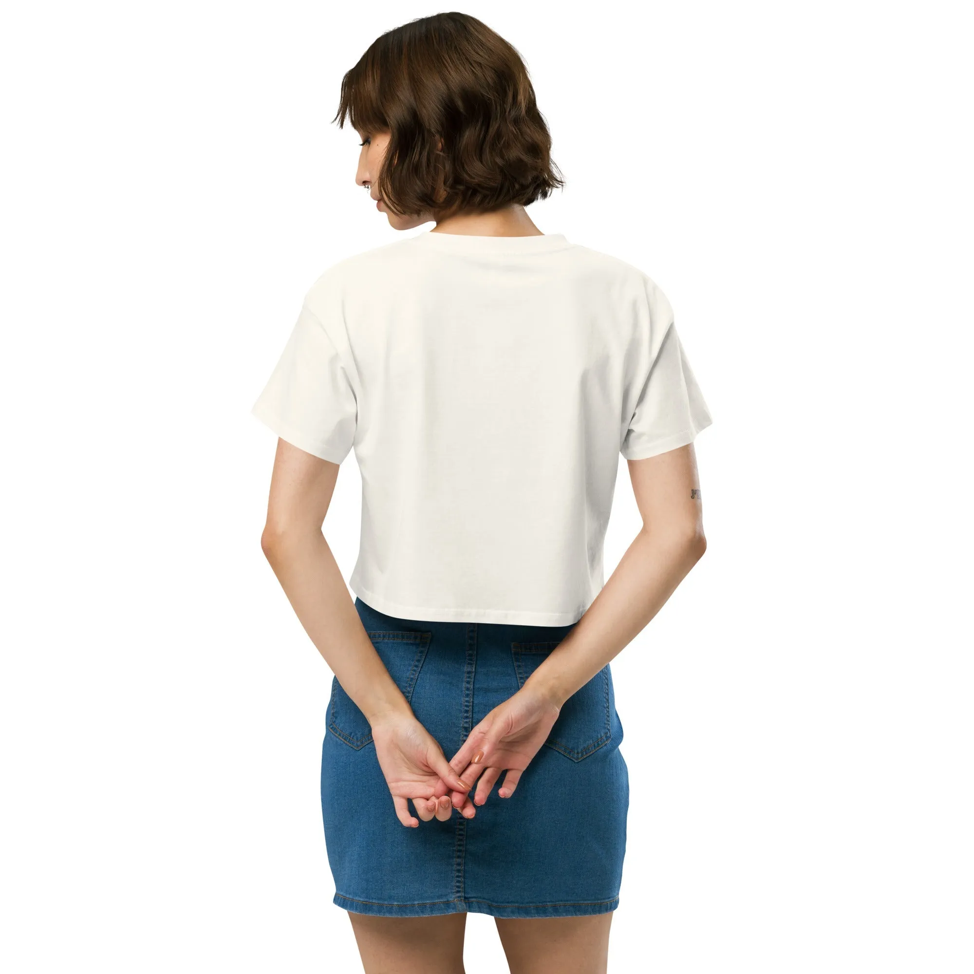 Johnny Xtreme (Skateboarding 3.0) Embroidered Women’s Crop Top