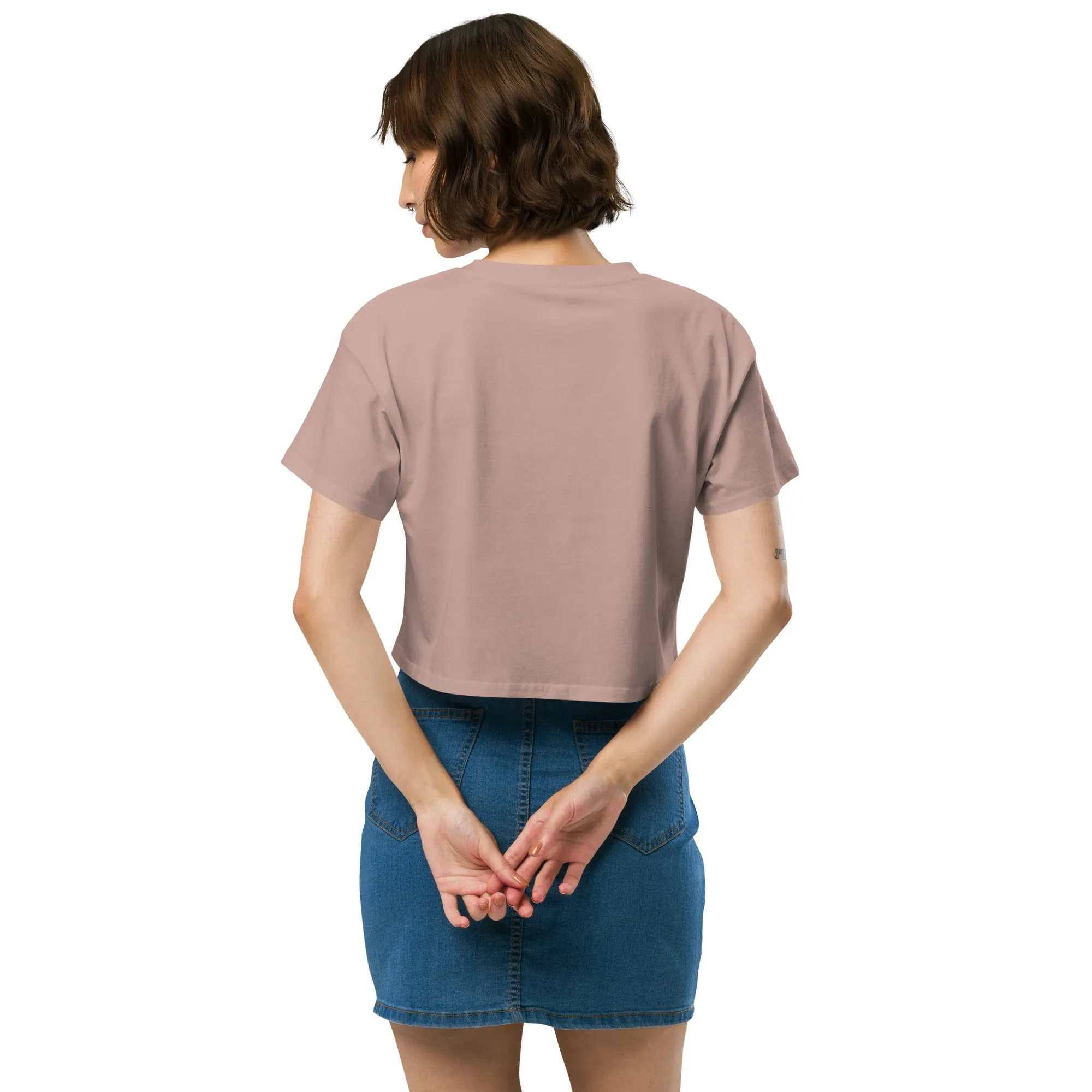 Johnny Xtreme (Skateboarding 3.0) Embroidered Women’s Crop Top