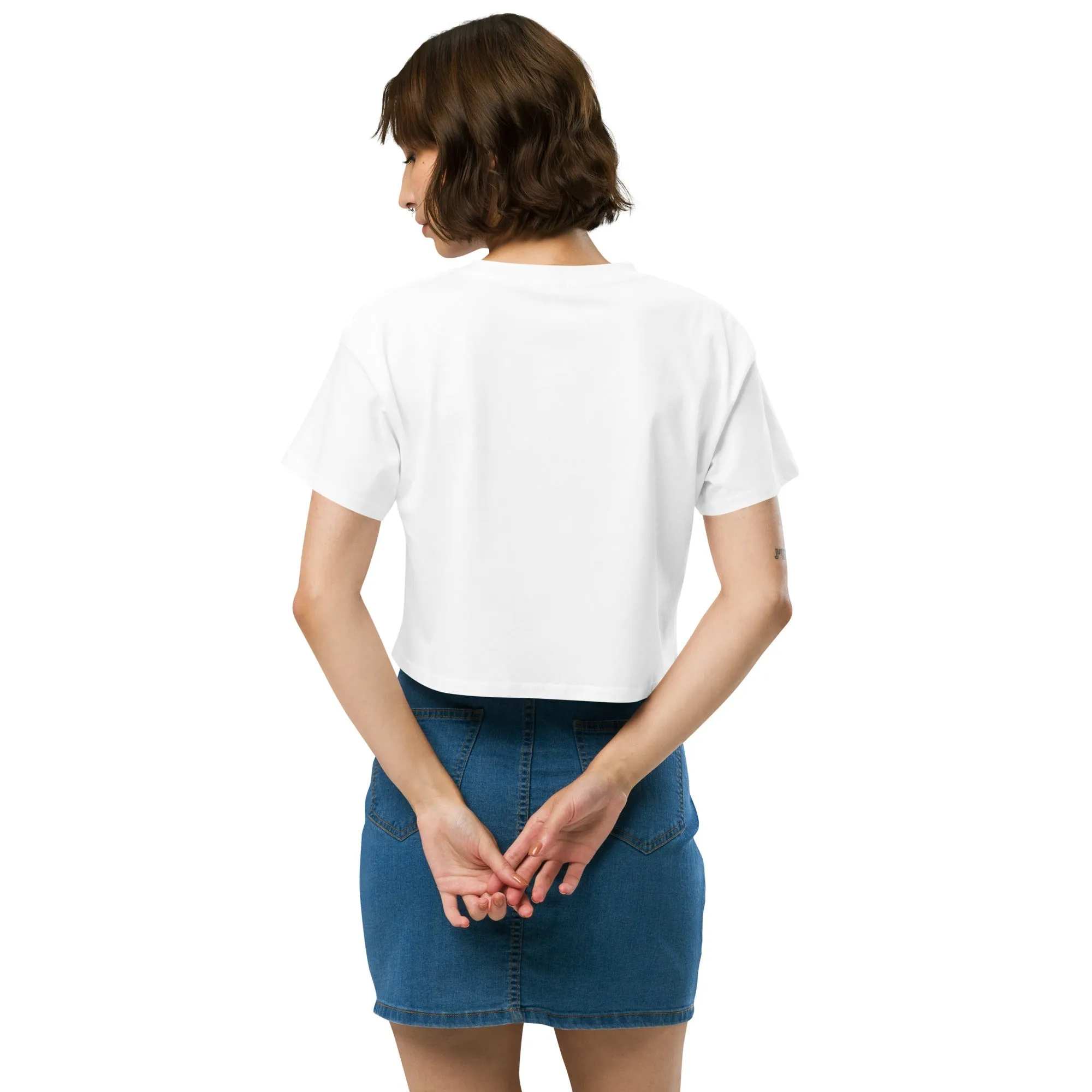 Johnny Xtreme (Skateboarding 3.0) Embroidered Women’s Crop Top