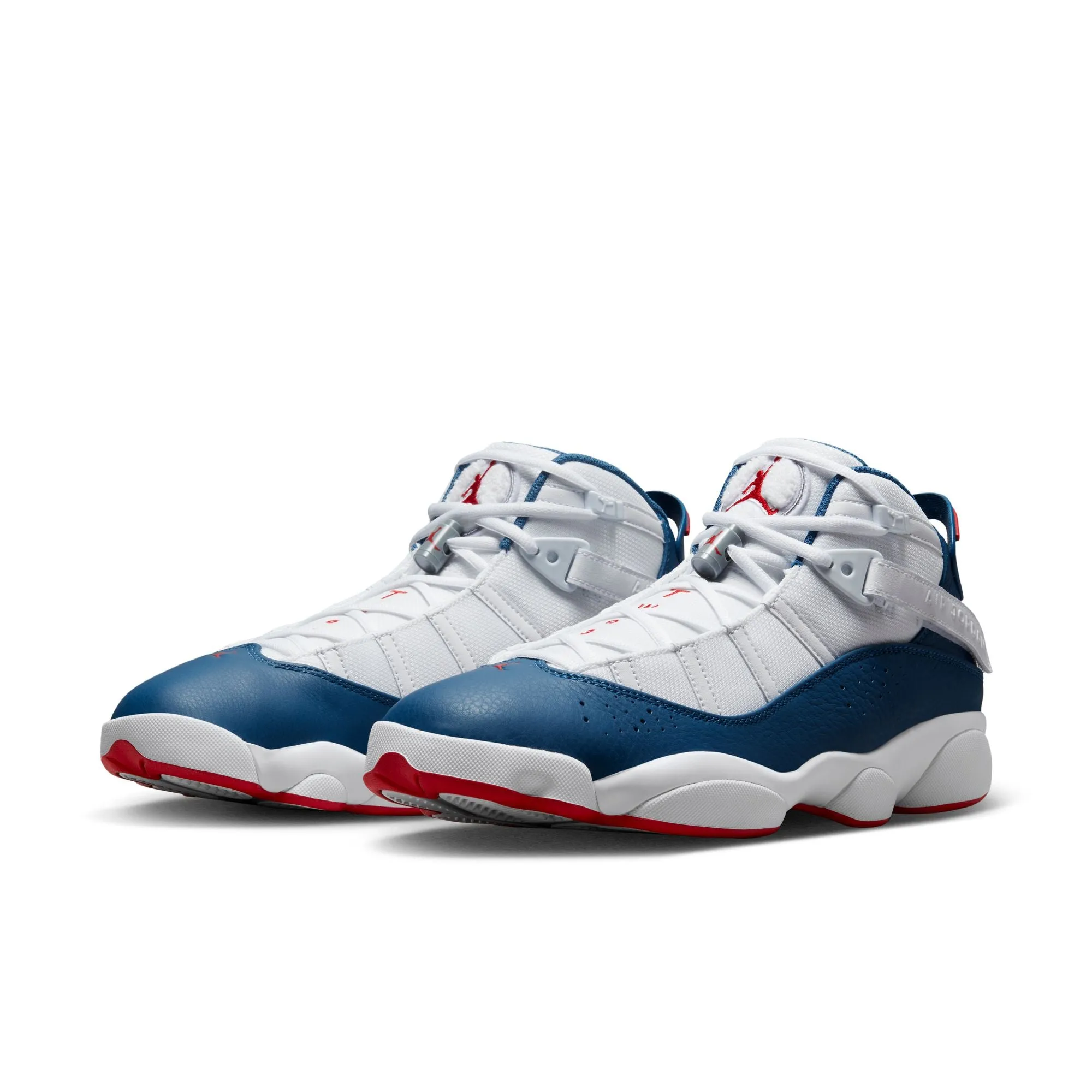 Jordan - Men - 6 Rings - White/True Blue/University Red