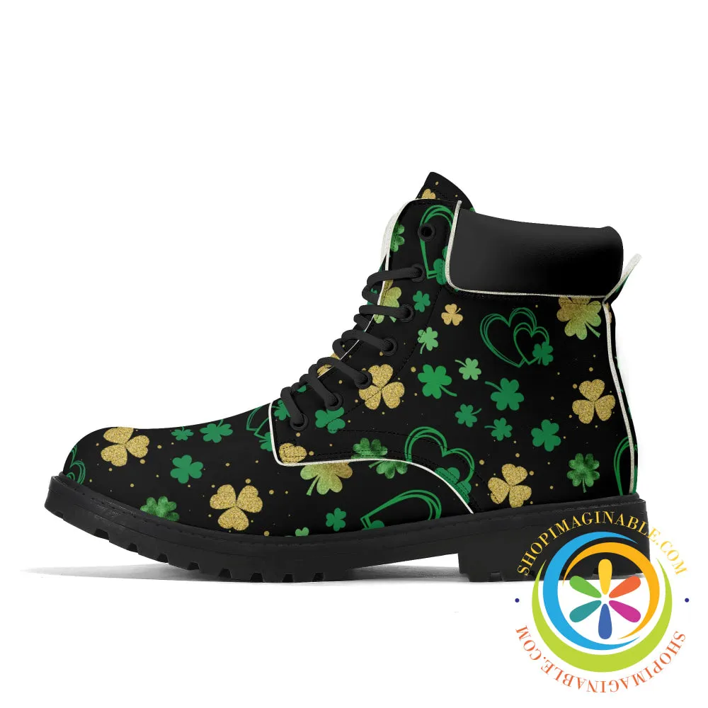 Magical Four Leaf Clover Women's Boots