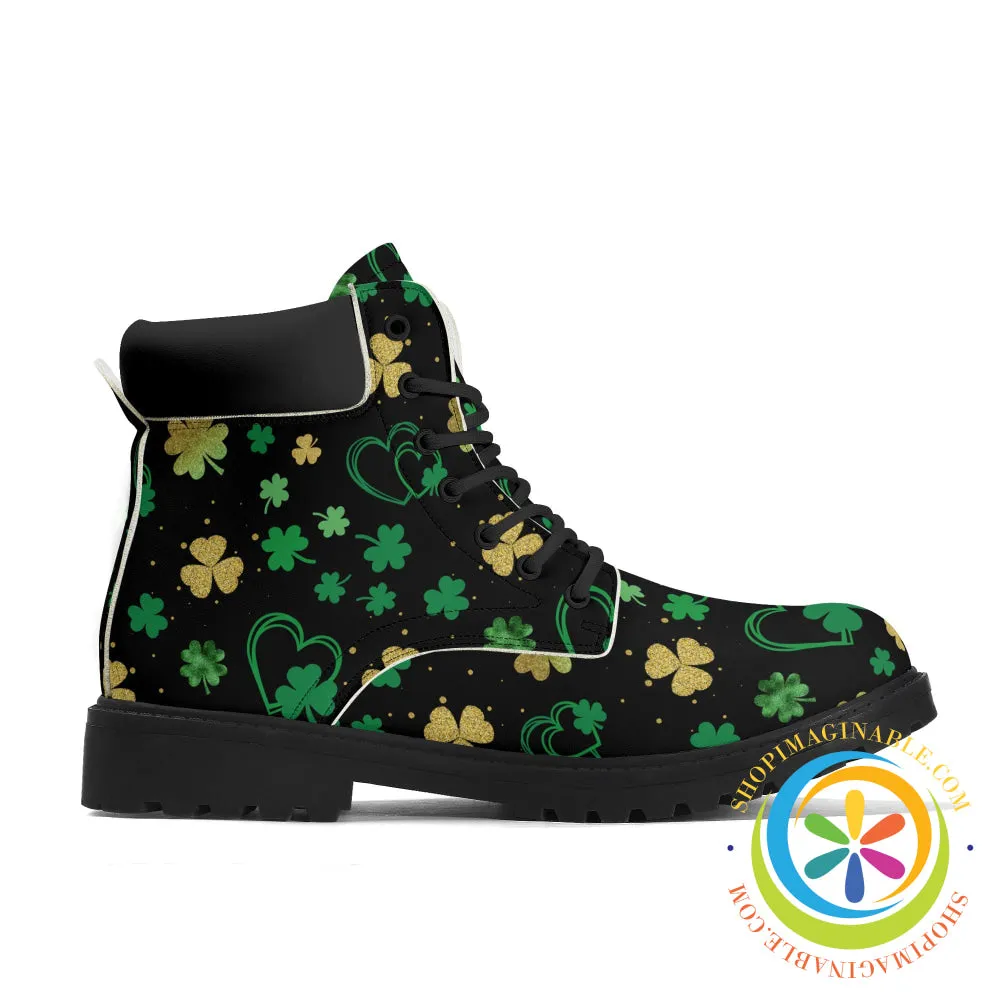 Magical Four Leaf Clover Women's Boots