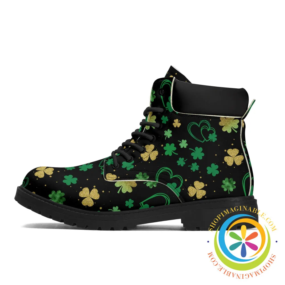 Magical Four Leaf Clover Women's Boots