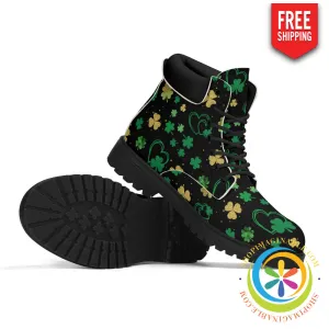 Magical Four Leaf Clover Women's Boots