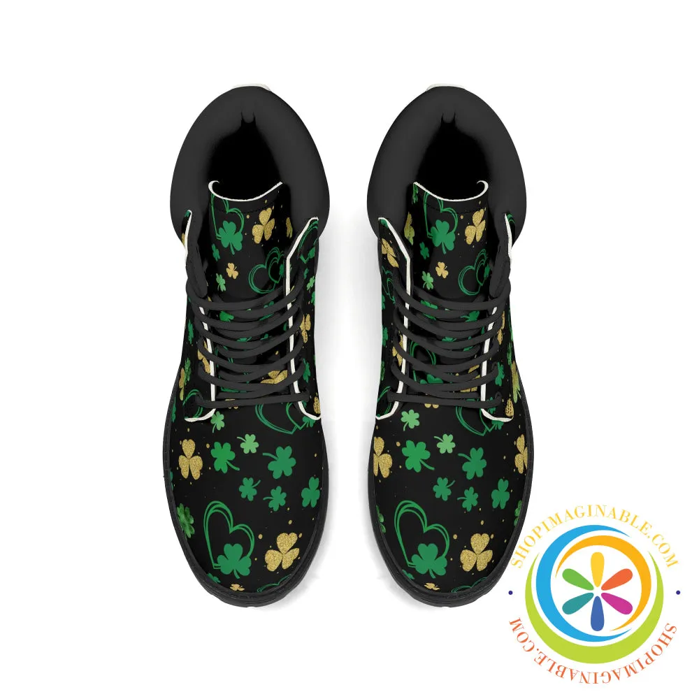 Magical Four Leaf Clover Women's Boots