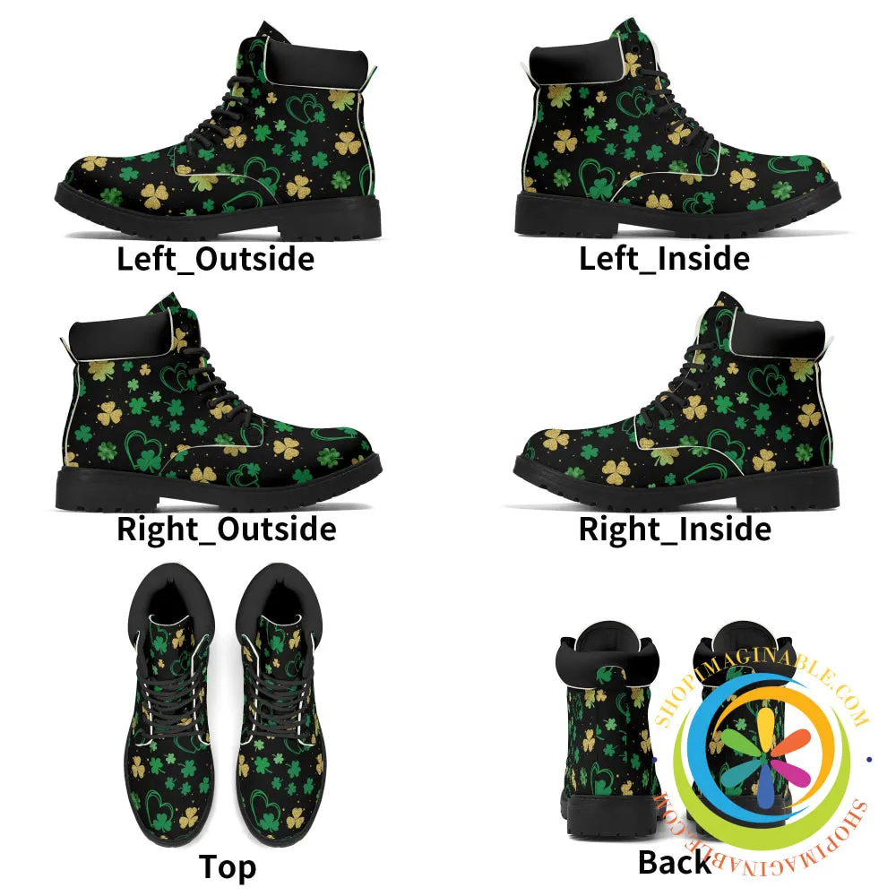 Magical Four Leaf Clover Women's Boots