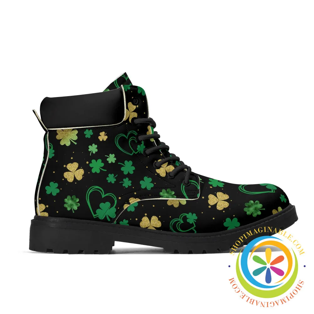 Magical Four Leaf Clover Women's Boots