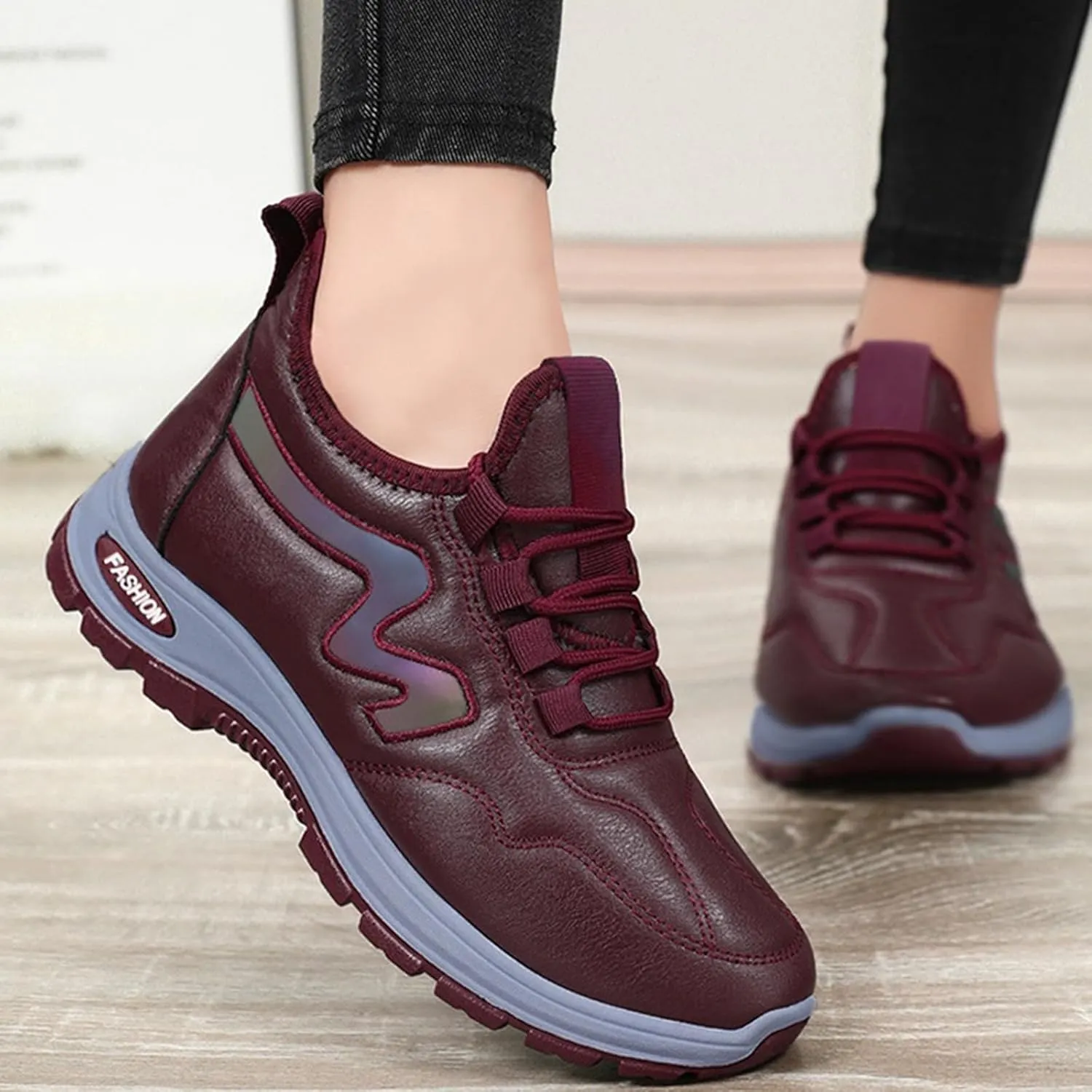 Mens Work Boots Slip On Hiking Sneakers Ankle Ladies Women Safety Shoes Winter Mid Waterproof Outdoor Botas Lightweight Hike Grounded Footwear