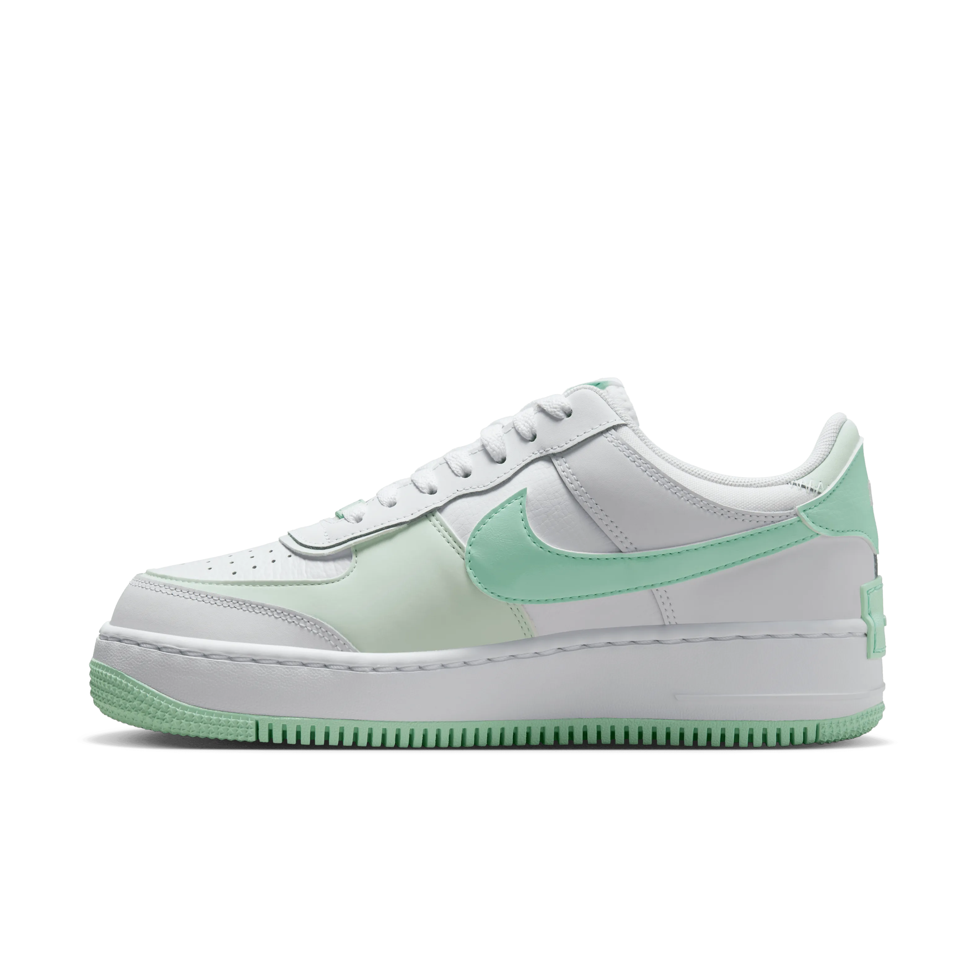Nike - Women - AF1 Shadow - White/Mint Foam/Barely Green