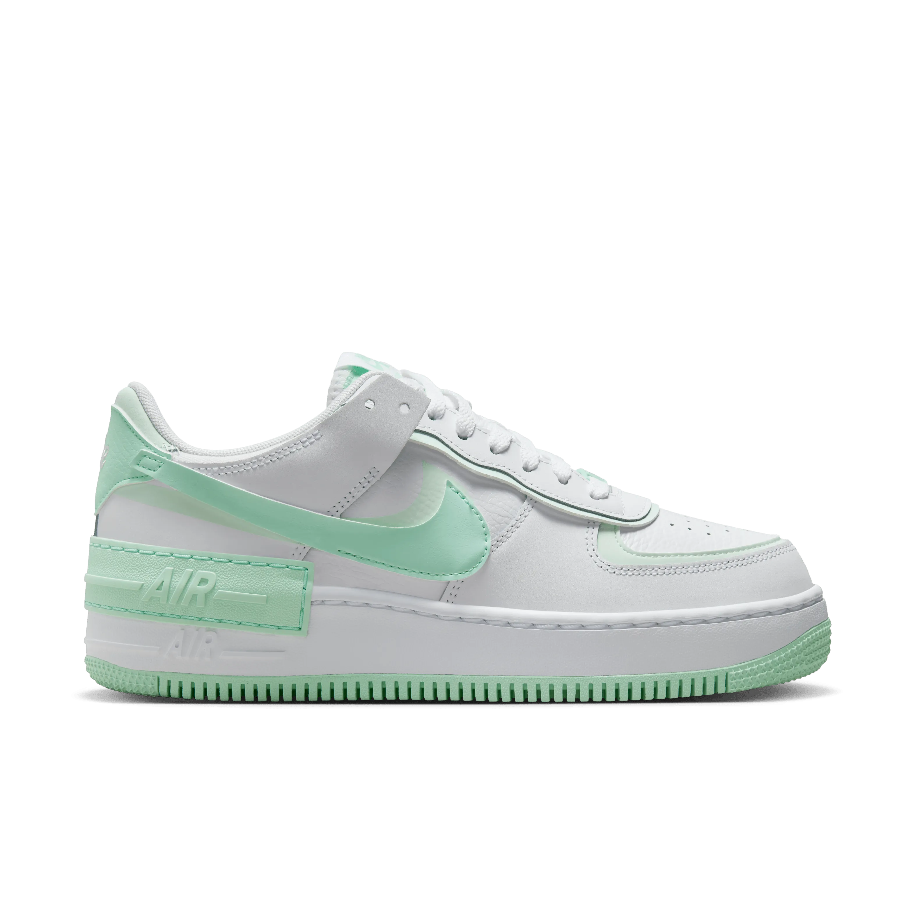 Nike - Women - AF1 Shadow - White/Mint Foam/Barely Green