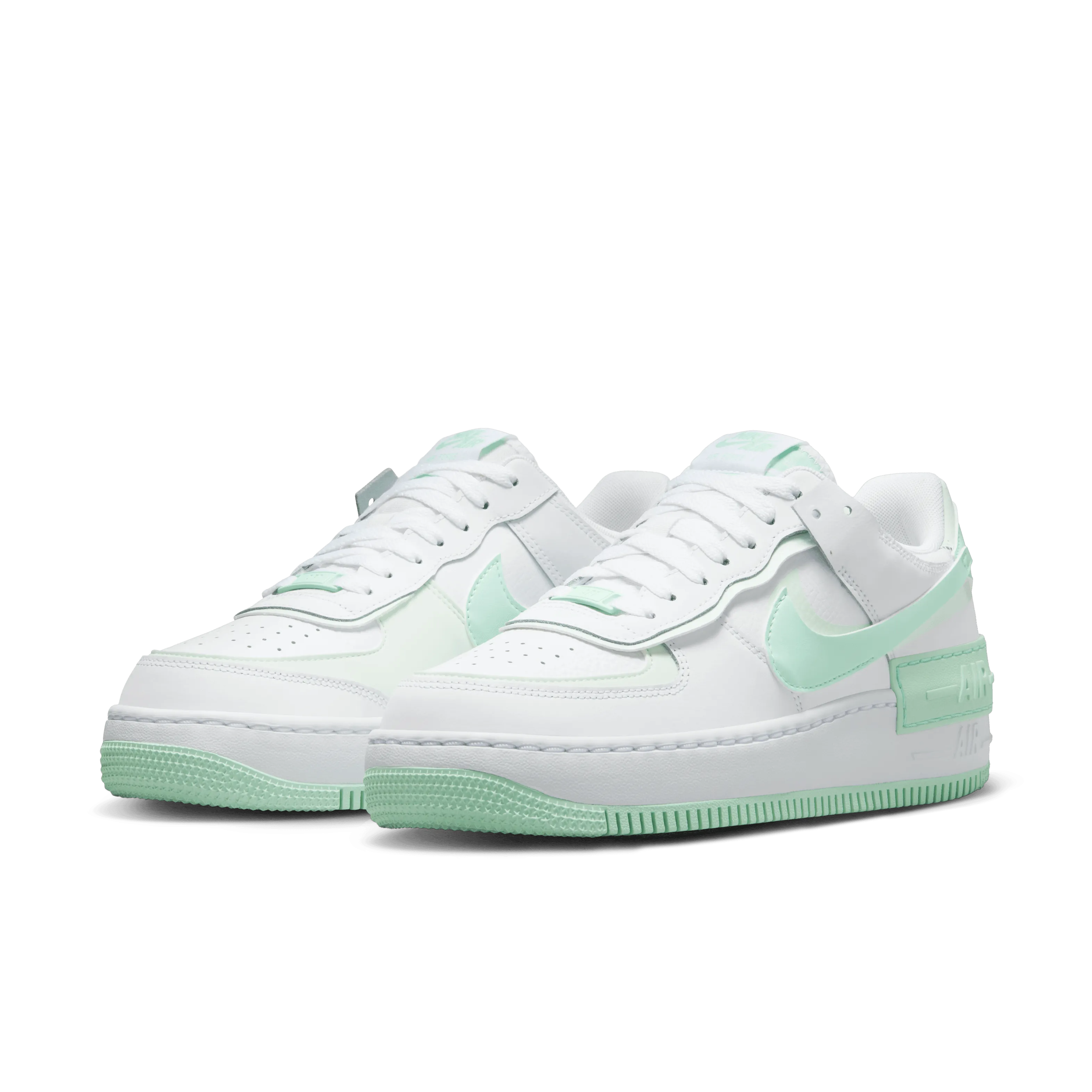 Nike - Women - AF1 Shadow - White/Mint Foam/Barely Green