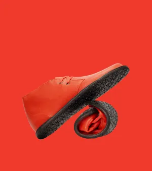 Red Barefoot Desert Boots | Barefoot Pals