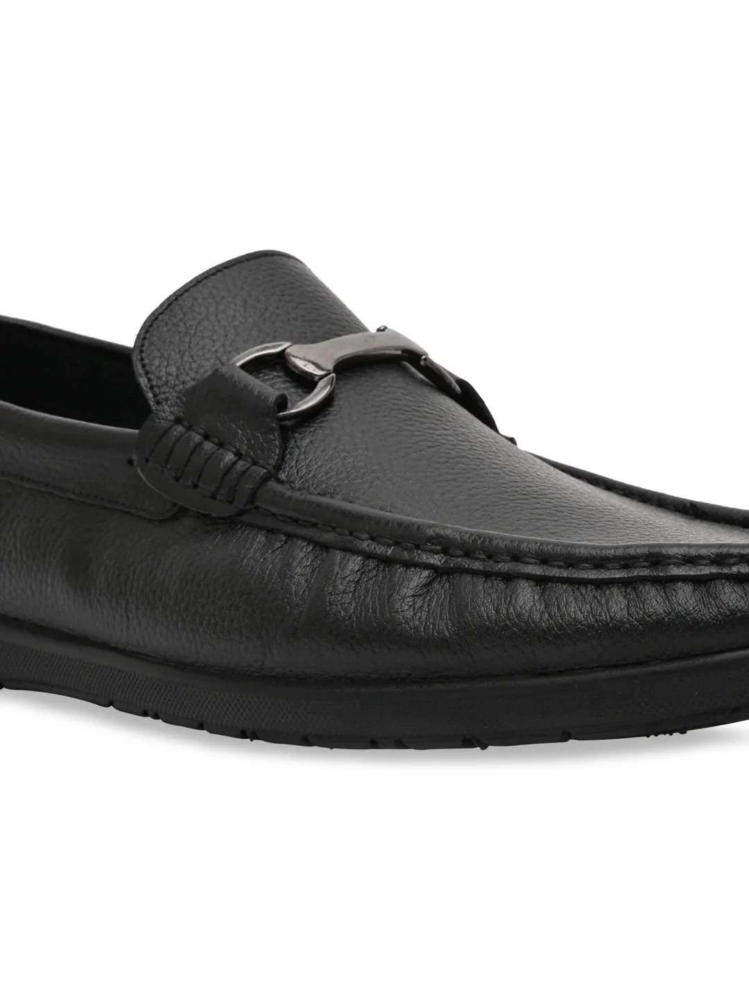 Regal Black Mens Casual Leather Loafers