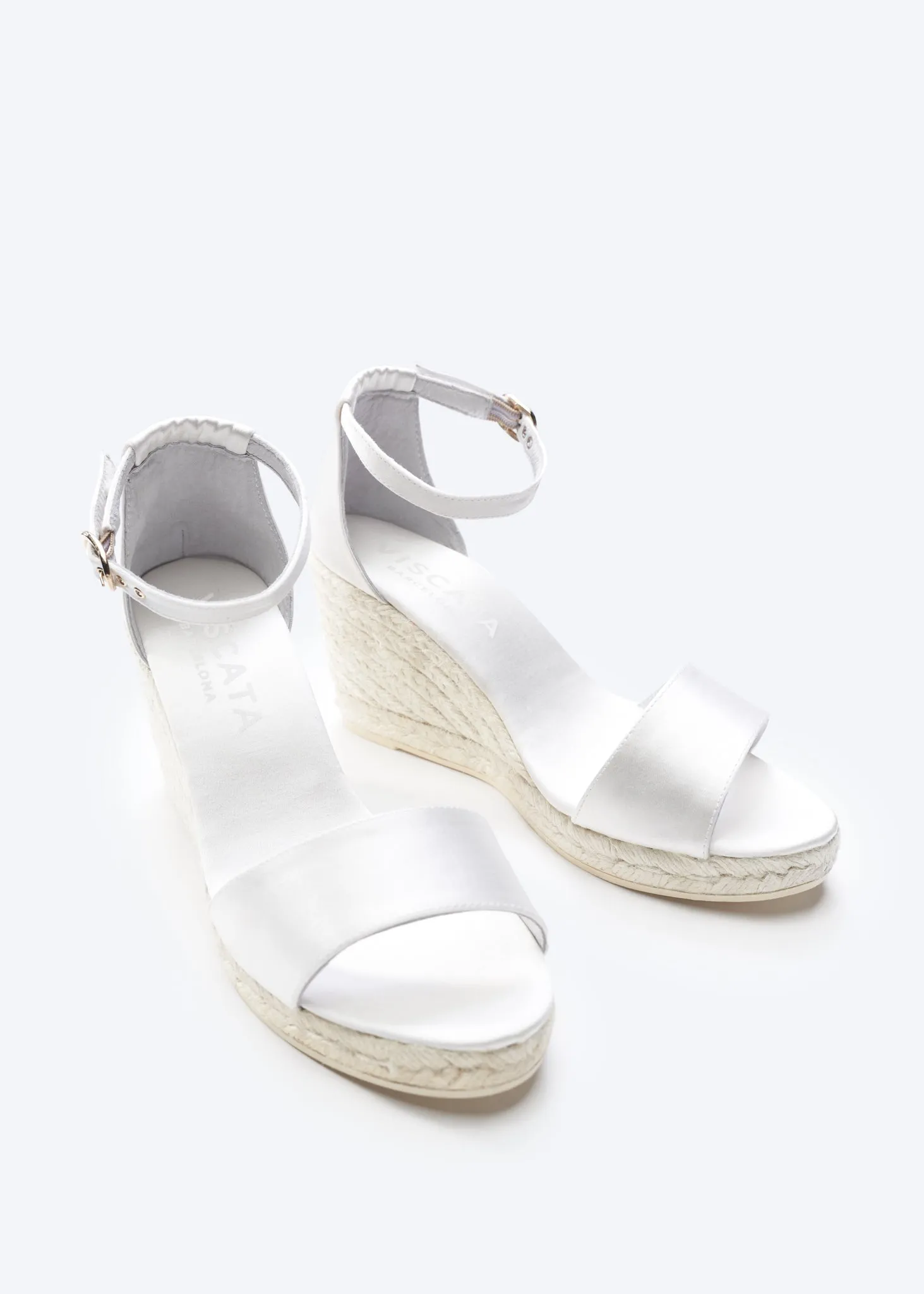 Salguer Silk Espadrilles Sandal Wedges