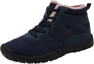 Winter Boots for Women Waterproof Mens Hiking Sneakers Shoes Warm Boots Slip On Barefoot Shoes Grounded Footwear Knee High Botas Women Men Winter Booties