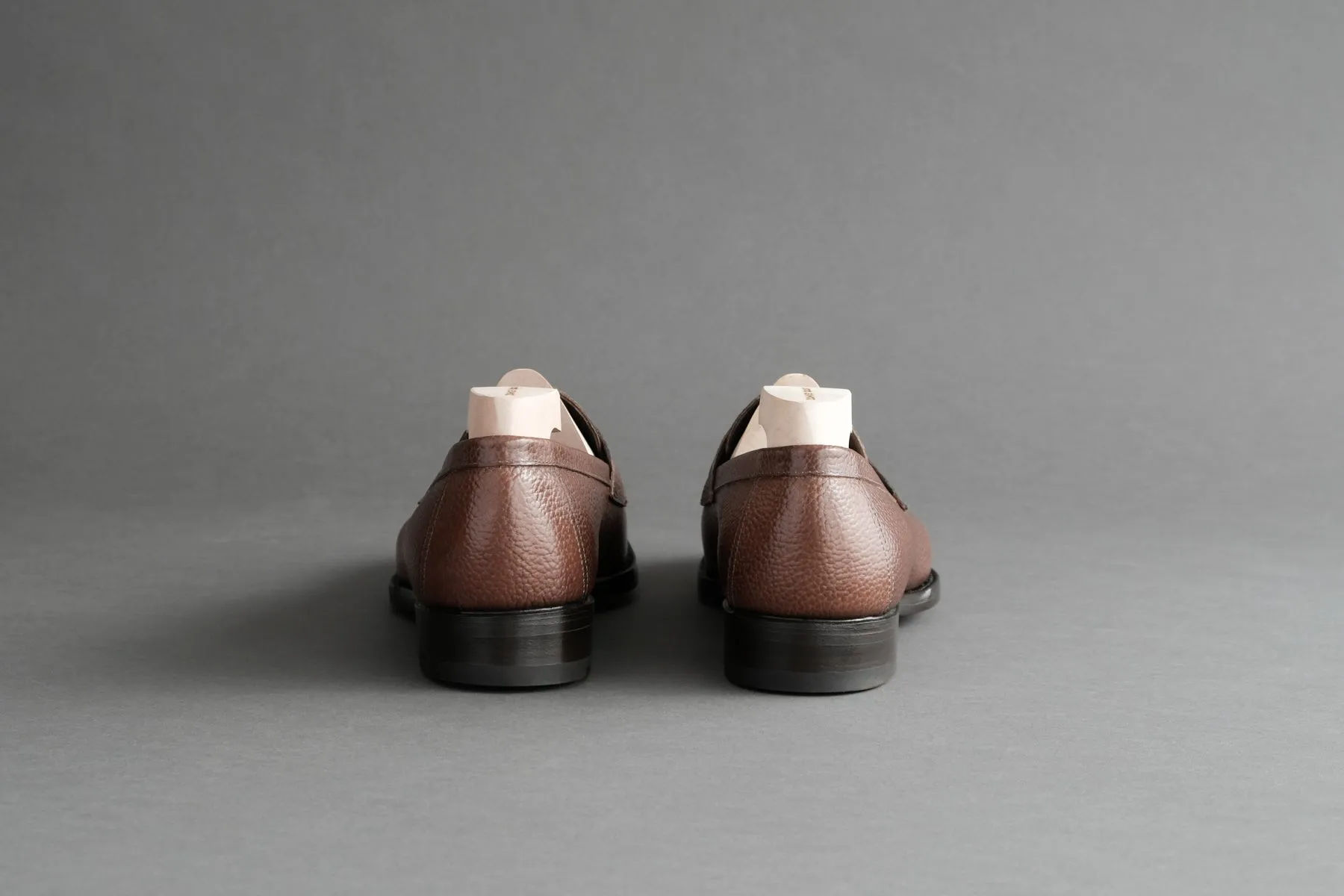 ZeroThreeEight.Miles Penny Loafers from Bavarian Grain Calf